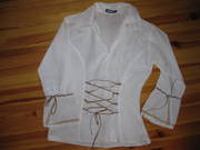 рубашка-блузка белая